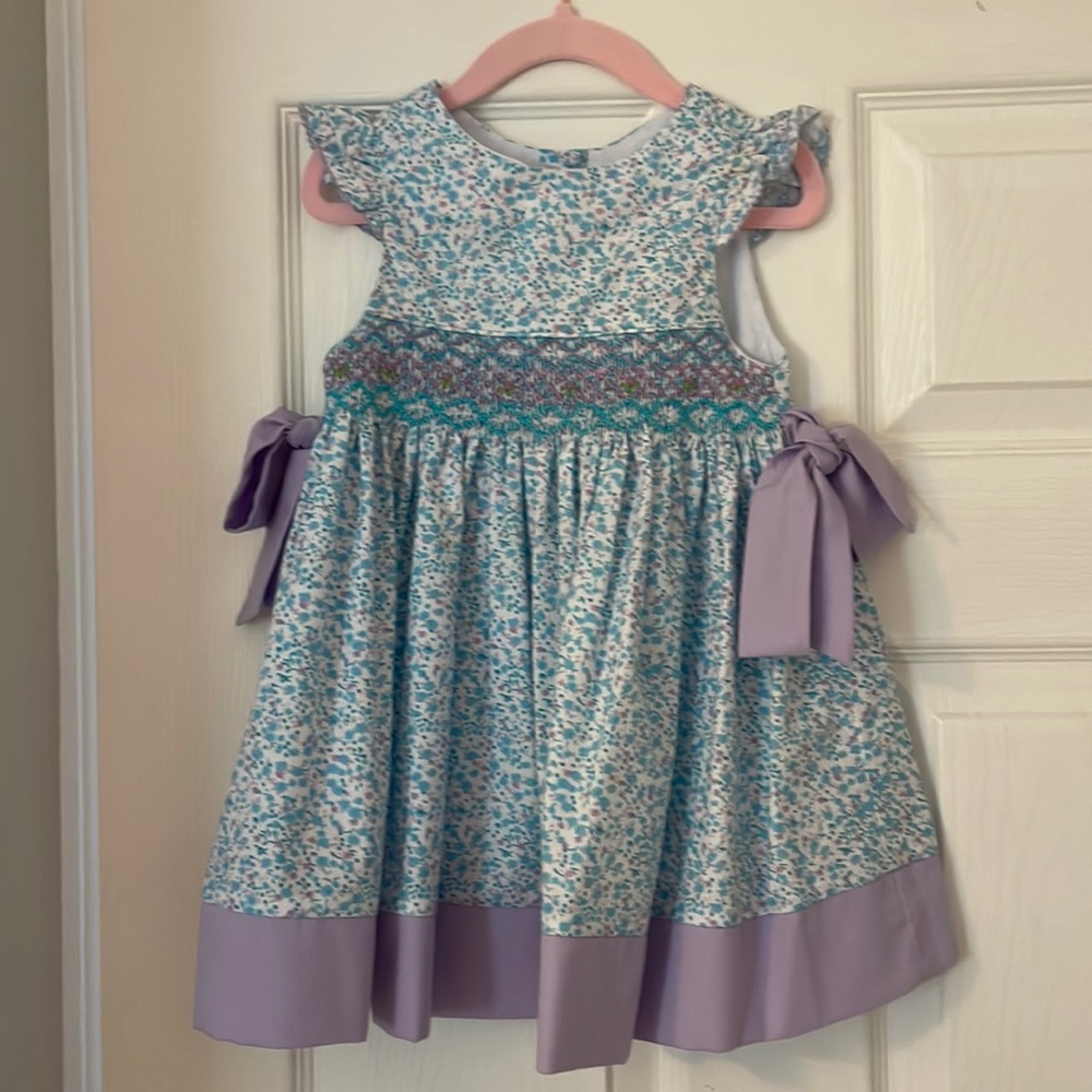 Spring Blue and Lilac Dress